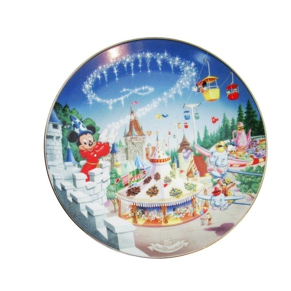 Walt Disney World 25th Anniversary Collector's Plate "Fantasyland" Bradford Exch - Picture 1 of 3